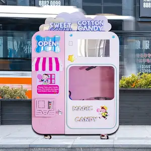 판매를 위한 새로운 자동적인 소형 면 사탕 기계 간식 장비 상점 공원 게임