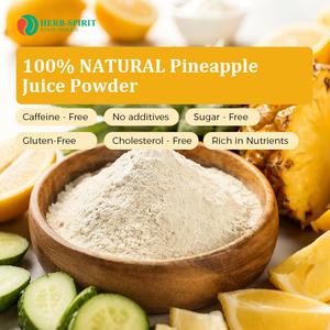 Herbspirit OEM Gefreeze-droogd Ananaspoeder Ananasextractpoeder Fruitsuikerooppoeder Ananassappoeder - Product Image 4