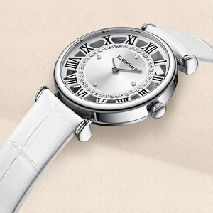 <span class=keywords><strong>Montre</strong></span> pour <span class=keywords><strong>femme</strong></span> Fairwhale, nouvelle <span class=keywords><strong>tendance</strong></span>, design diamant, bracelet en cuir, <span class=keywords><strong>montre</strong></span>-bracelet à quartz de luxe pour femmes - Product Image 3