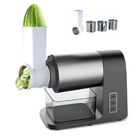 Hachoir à viande électrique haut de gamme, boîtier en acier inoxydable, lames en acier inoxydable, moteur en cuivre pur 2000W, trancheuse