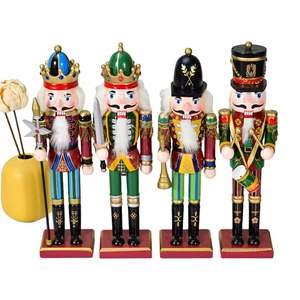 Fait à la main <span class=keywords><strong>petit</strong></span> Navidad noël bois artisanat <span class=keywords><strong>casse</strong></span>-<span class=keywords><strong>noisette</strong></span> soldat poupée ornements cadeaux de noël jouets <span class=keywords><strong>casse</strong></span>-<span class=keywords><strong>noisette</strong></span> en bois - Product Image 1