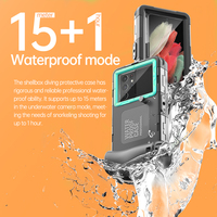 Fábrica al por mayor bajo el agua 15M IP68 Universal buceo impermeable funda de teléfono con cordón ForSamsung/iPhone/Huawei/Xiaomi/Google