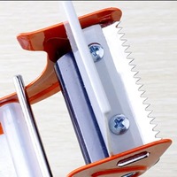 Distributeur de ruban adhésif portable à chargement rapide de 2 pouces, adhésif en caoutchouc simple face pour la fermeture de cartons et l'emballage de boîtes