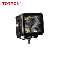 Luces LED Cuadradas de 2.75'' Sin Bordes de 20W, Luces de Trabajo LED con Haz de Luz Concentrada/Difusa para Todoterreno