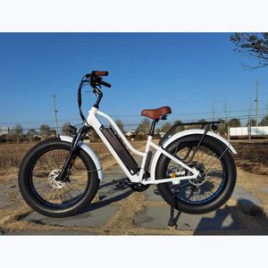 Bicicleta Eléctrica <span class=keywords><strong>Fat</strong></span> Ebike para mujer, bici de 24 pulgadas, <span class=keywords><strong>2021</strong></span> W/500W, paso a través, Crucero de playa, nueva de 750 - Product Image 5
