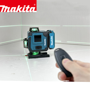 Nivel <span class=keywords><strong>Láser</strong></span> Verde <span class=keywords><strong>Makita</strong></span> 4D de 16 Líneas con Juego Completo de Control Remoto y Trípode para Construcción en Interiores y Exteriores - Product Image 6