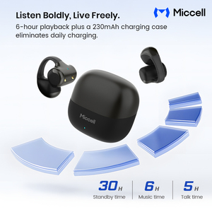 Auriculares Inalámbricos Miccell TWS, Auriculares Bluetooth Inteligentes TWS <span class=keywords><strong>para</strong></span> Teléfono Inteligente, Cancelación de Ruido ANC, Auriculares Intrauditivos <span class=keywords><strong>para</strong></span> Teléfono - Product Image 3