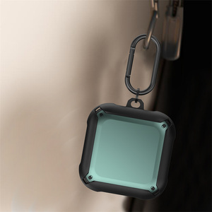 Estuche de armadura protectora para auriculares de alta resistencia para <span class=keywords><strong>Beats</strong></span> Fit Pro, funda protectora de TPU + PC con llavero de gancho - Product Image 5