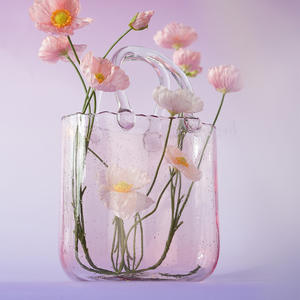 Ikan desain Modern kelas atas untuk tas tangan tangki vas kaca untuk pengaturan bunga untuk tamu restoran ornamen hidroponik - Product Image 3