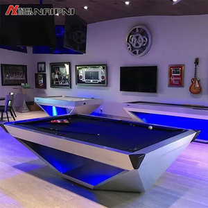 Naipni - Mesa de Billar de Interior de 8 pies/9 pies con Bordes de Goma, Estructura de Madera Real, Personalizable, en Venta, E-PT-2, Buen Precio al por Mayor - Product Image 4