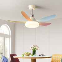 Lámpara LED Inteligente con Regulación de Intensidad, 34-36-48 Pulgadas, Diseño Europeo Moderno, 3 Colores, Control Remoto por Motor, 6 Velocidades, para Sala de Estar