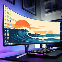 Écrans d'ordinateur IPS 1k/2k/4K/5K 165Hz 19 27 32 34 pouces, écran LED, écran incurvé ultra-large pour PC, moniteur de jeu