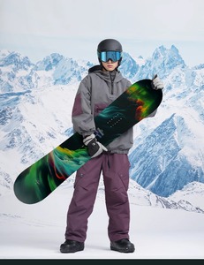<span class=keywords><strong>Snowboard</strong></span> tout-terrain avec renfort en bande de carbone, <span class=keywords><strong>snowboard</strong></span> à noyau en bois cambré pour les skieurs débutants à intermédiaires - Product Image 5