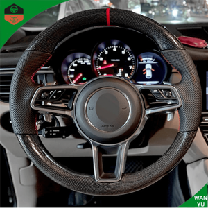 Volante Personalizado de Fibra de Carbono y Cuero para Modelos <span class=keywords><strong>Porsche</strong></span> Panamera 970/971 y Cayman - Diseño Deportivo - Product Image 2