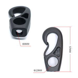 Surfboard Elastic Rope Buckle <b>Plastic</b> <b>Hook</b> 8Mm Durable For Surfing Kayaking Canoe Accessories - Product Image 4