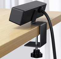 Multiprise de bureau 3 prises CA avec pince amovible et port USB, rallonge pour la maison et le bureau