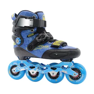 Chaussures de patin à roues alignées professionnelles de haute qualité à 4 roues en gros de patin de vitesse Freestyle Slalom pour adultes