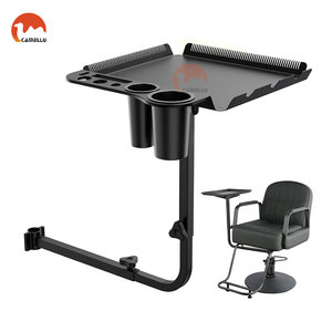 Plateau rotatif en aluminium pour fauteuil <span class=keywords><strong>de</strong></span> barbier – Station <span class=keywords><strong>de</strong></span> service pour tatoueurs et coiffeurs - Product Image 1