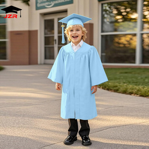 Túnica y Birrete de Graduación 2026 con Logotipo Personalizado, 100% Poliéster, Conjunto de Túnica y Birrete de Graduación para Niños de Jardín de Infancia - Product Image 3