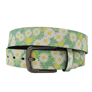 Un toque de verano con muchos bonitos estampados de margaritas, cinturón de diseñador, correa para la cintura, falda de vestir para mujer, faja decorativa para boda - Product Image 1