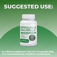 Capsules de spiruline OEM vente en gros supplément capsule de spiruline verte capsules de superaliment spiruline verte