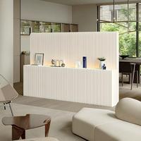 Vente directe usine – Écran de rangement lumineux pliable et extensible, cloison de bureau à domicile, cloison de rangement mobile en papier