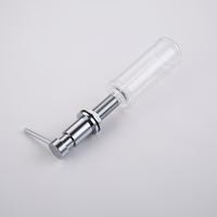 Distributeur de savon liquide automatique double à pompe en laiton de 300 ml, nouveau style, design contemporain, marque OEM, garantie 3 ans, pour salle de bain
