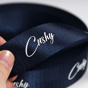 ริบบิ้นผ้ากรอสเกรนพิมพ์โลโก้แบบกำหนดเองสุดหรู ขนาด 3 นิ้ว ริบบิ้นผ้าซาติน 100 หลา สำหรับห่อของขวัญ - Product Image 4