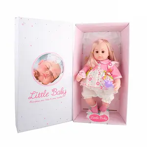 Güzel kız 17 inç gerçekçi yeniden kız canlı bebek bebek bebek yeniden doğmuş çocuklar için
