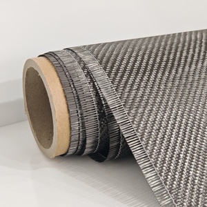 Tela 100% Fibra de Carbono, Tejido Liso, Ignífuga, Aislante Térmico, Resistente a la Abrasión, Ligera y Personalizable para Bolsos y Carteras - Product Image 4