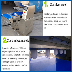 Máquina Automática para Hacer Bizcochos, Máquina Dosificadora de Galletas, Máquina Formadora de Cupcakes - Product Image 2