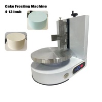 4-18 "réglable Commercial Automatique Gâteau Crème Revêtement Étalage Glaçage Décoration Prix de la machine