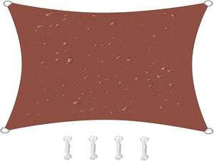 100% Nouveau, HDPE haute densité, 4x5M, 160gsm, rectangulaire, pare-soleil résistant aux UV, imperméable, pour extérieur, patio, jardin, balcon, cour - Product Image 1