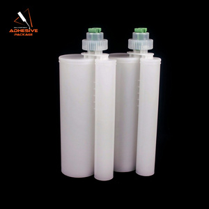 JAPI 4:1 Barrel Double Epoxy Adhesive Cartridge <strong>2k</strong> Disposable Empty Tube Plastic Dual <strong>Syringe</strong> 400ml Dispensing Injection Molded - Product Image 6