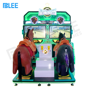 Simulatore di Cowboy elettrico a gettoni a prezzo di fabbrica <span class=keywords><strong>2</strong></span> giocatori macchina da gioco Arcade per corse di cavalli retrò - Product Image 2