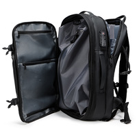 Mochila Duradera para Portátil de Negocios, Diseño Simple con Cierre Oxford, Impermeable, Autocompresible, Puerto de Carga USB, Tamaño Estándar para Viajes