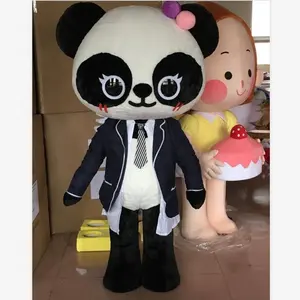 Fancy Gấu Trúc Gấu Hổ Sư Tử Linh Vật Trang Phục/Chó Linh Vật Mascotte Mascota Giáng Sinh Halloween Trang Phục