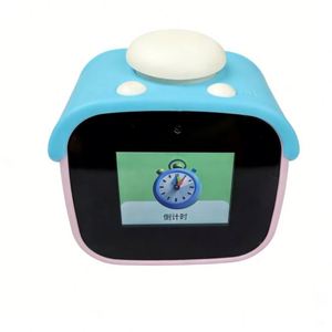 Réveil <span class=keywords><strong>parlant</strong></span> et lumineux pour enfants, style rétro Jukebox, avec lampe, horloge, alarme, radio, station d'accueil pour iPod et commande vocale IA - Product Image 1