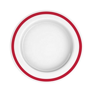 Assiette inclinée réutilisable ORNAMIN – Assiette d'appoint antidérapante pour personnes à mobilité réduite, compatible lave-vaisselle et micro-ondes - Product Image 1