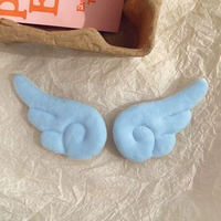 1 Paire d'ailes d'ange en peluche, broche décorative pour sac, style Y2K, gothique Lolita, ailes d'ange en peluche moelleuses, broche décorative pour sac