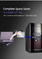 Unestech diskon Waktu Terbatas SATA U 2 NVMe SSD/HDD Drive kandang 2.5 ''aluminium NAS Enclosure 1 tahun garansi penggunaan komputer