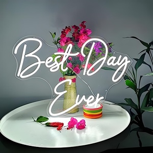 Lámpara LED de Neón Personalizada para Mesa, Accesorios para Centros Comerciales y Escuelas, Control Remoto, IP65 Impermeable, Nombres Personalizados - Product Image 2