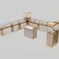 Kiosque de présentation de bijoux de luxe moderne sur mesure Sundo, vitrine en verre pour bijoux, comptoir de vente au détail, design d'intérieur de magasin, mobilier de magasin de centre commercial