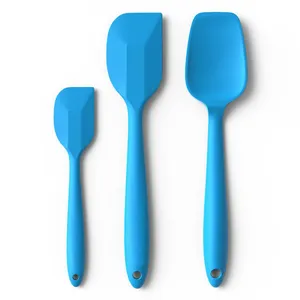 Hot Selling Kitchen Utensils Scraper Multi-Function Durable Non-Stick BPA Free Long Handle Silicone Spatula