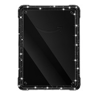 Étui pour Kindle Paperwhite 12e génération 2024, design transparent en acrylique avec paillettes, coque de protection pour tablette, pare-chocs souple en TPU