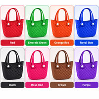 Sac fourre-tout en EVA 30x35x12cm, imperméable, pour l'été, la piscine, la plage, sac à main léger, grande capacité, vente en gros pour femmes