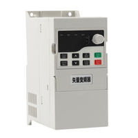 Convertisseur monophasé à écran LCD avec dissipation thermique poreuse et variateurs de fréquence 220V