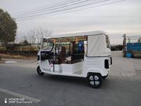 Tricycle à passagers homologué EEC COC, 6 places, longue portée 100 km, batterie haute capacité, homologué pour la route, pour le marché européen