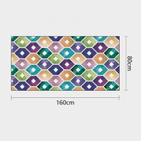 Ensemble de serviettes de plage d'été en microfibre à imprimé floral, séchage rapide, anti-sable, antimicrobien, écologique, compressées pour une utilisation pratique