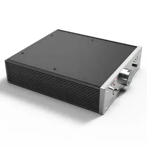 YONGGU-W18 1u para amplificador de audio hifi, carcasa de aluminio anodizado, chasis electrónico